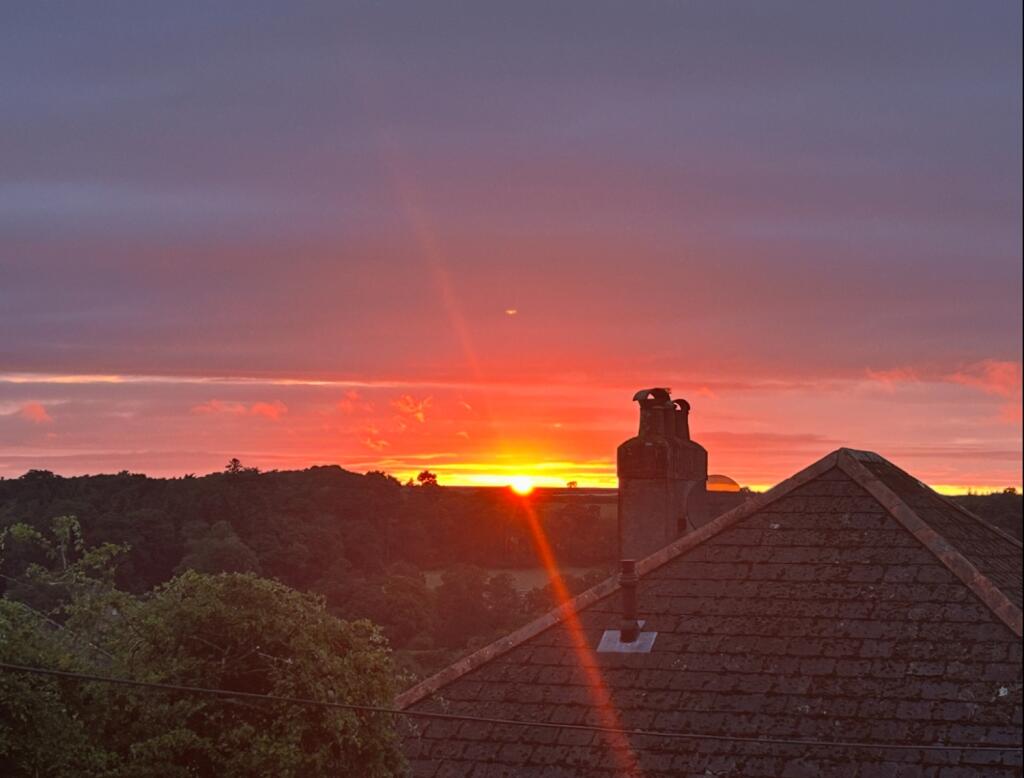 Sunset from the living area