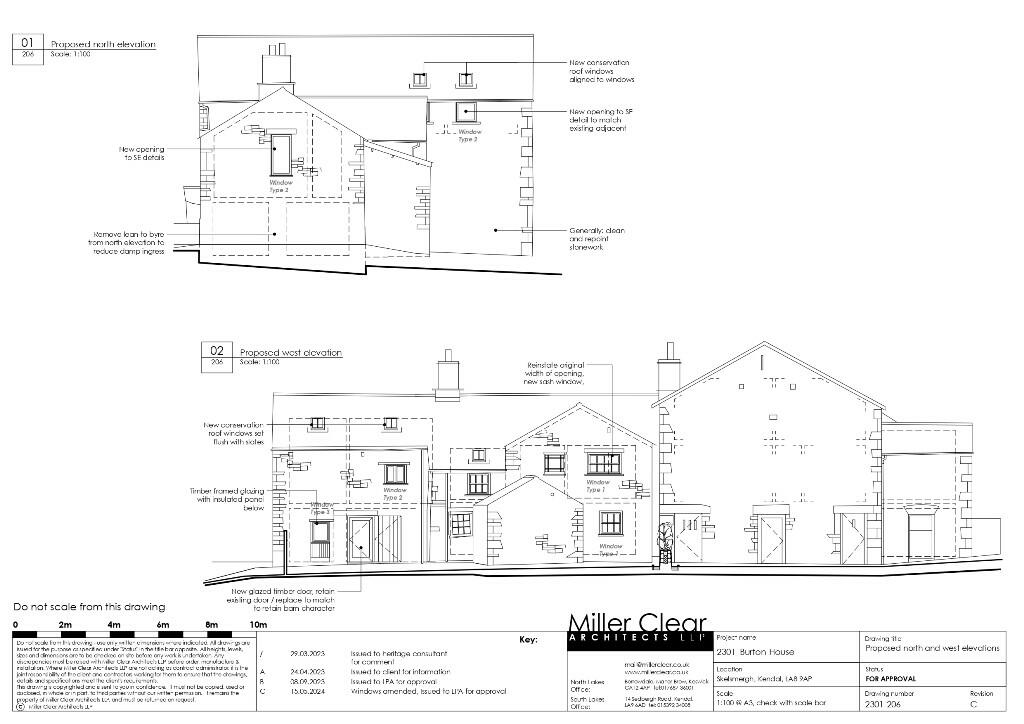 Proposed elevations