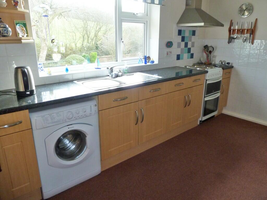 Kitchen with views