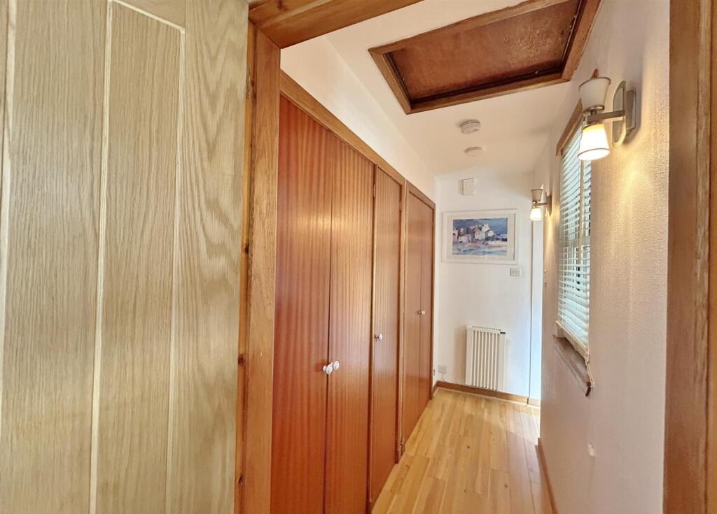 Hallway with storage