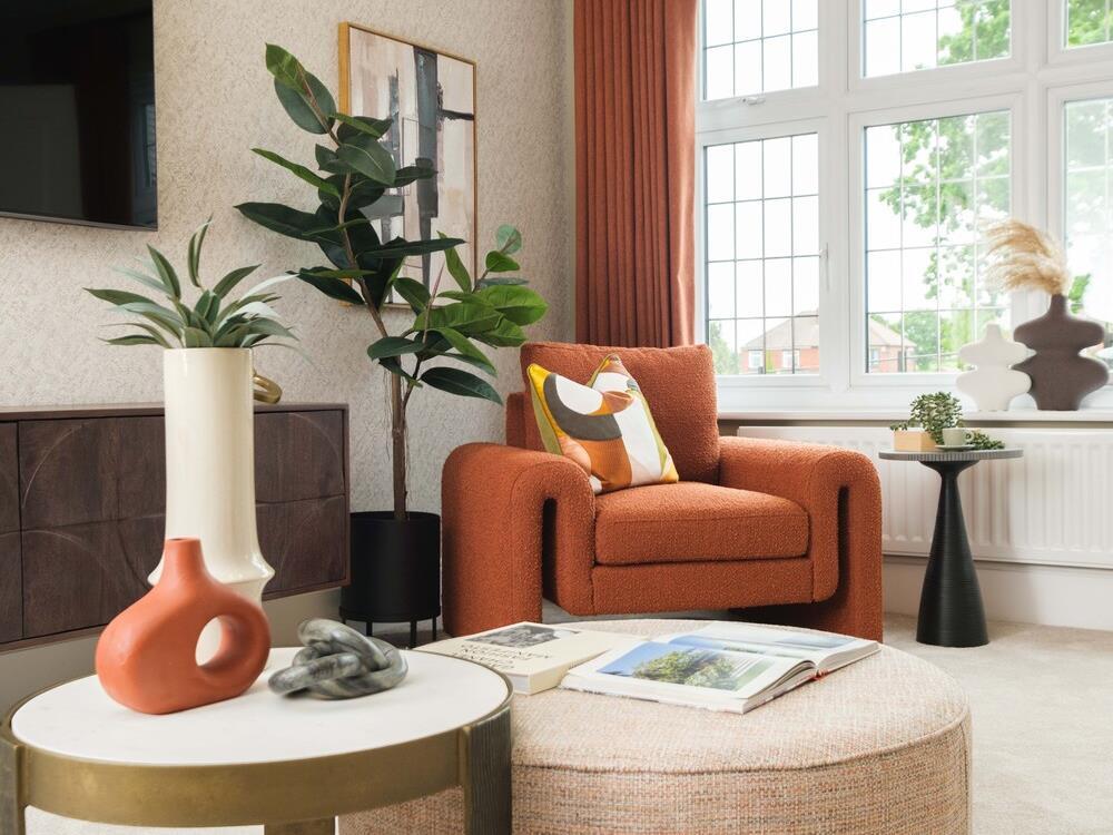 Living Room of the Warwick, a 3 bedroom house