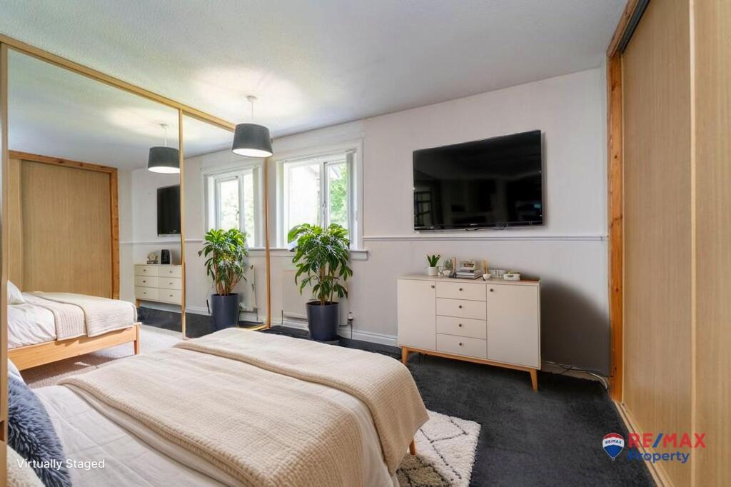 Virtually Staged Bedroom