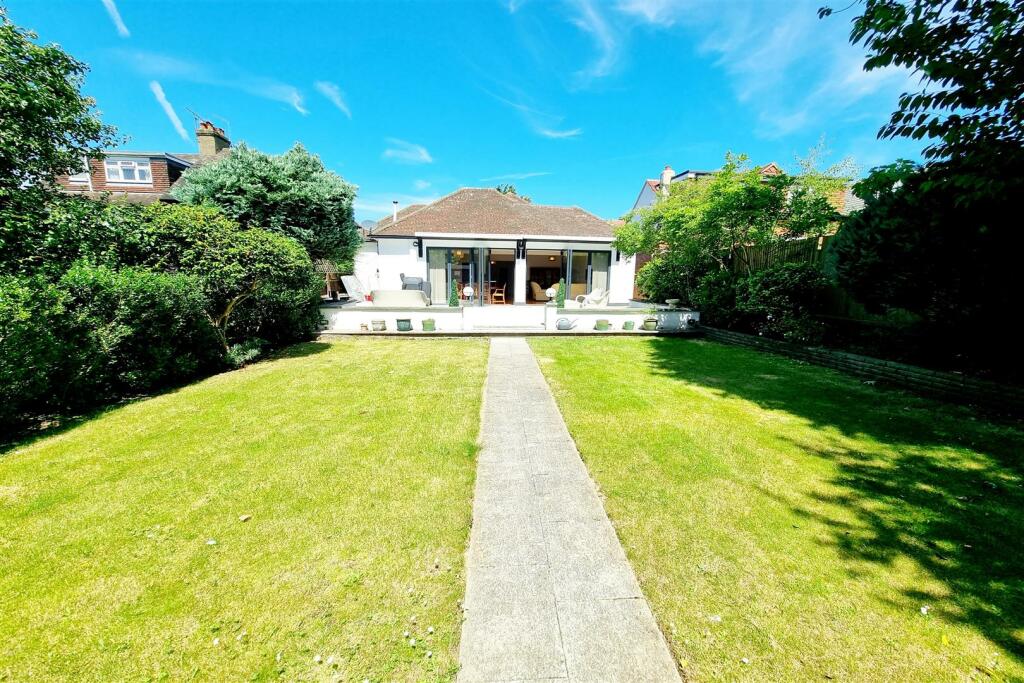 REAR ELEVATION OF PROPERTY: