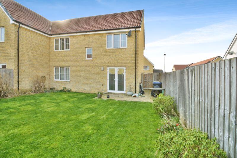 Rear view of property