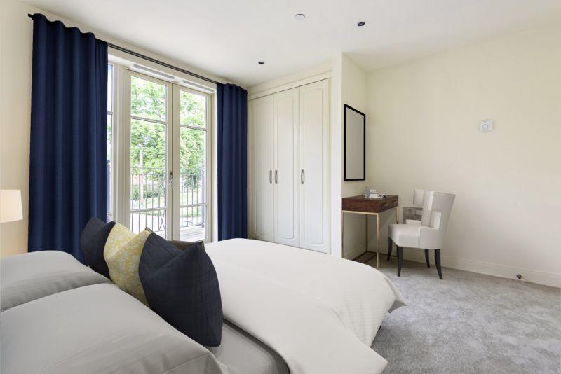 Bedroom with balcony