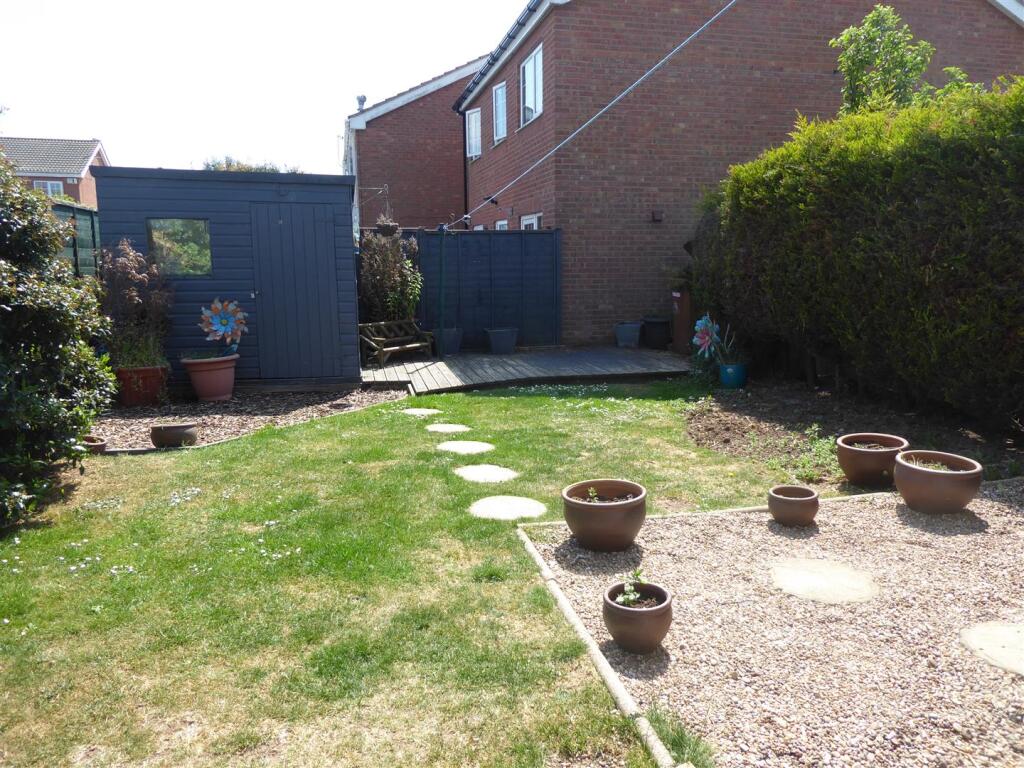 Rear garden