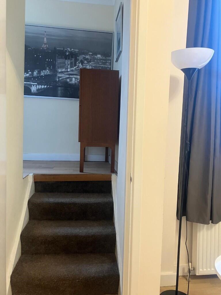 Stairs to kitchen