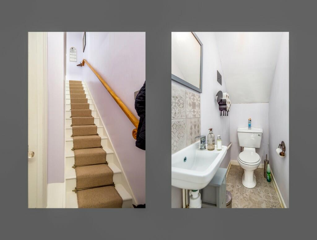 Stairs and Cloakroom