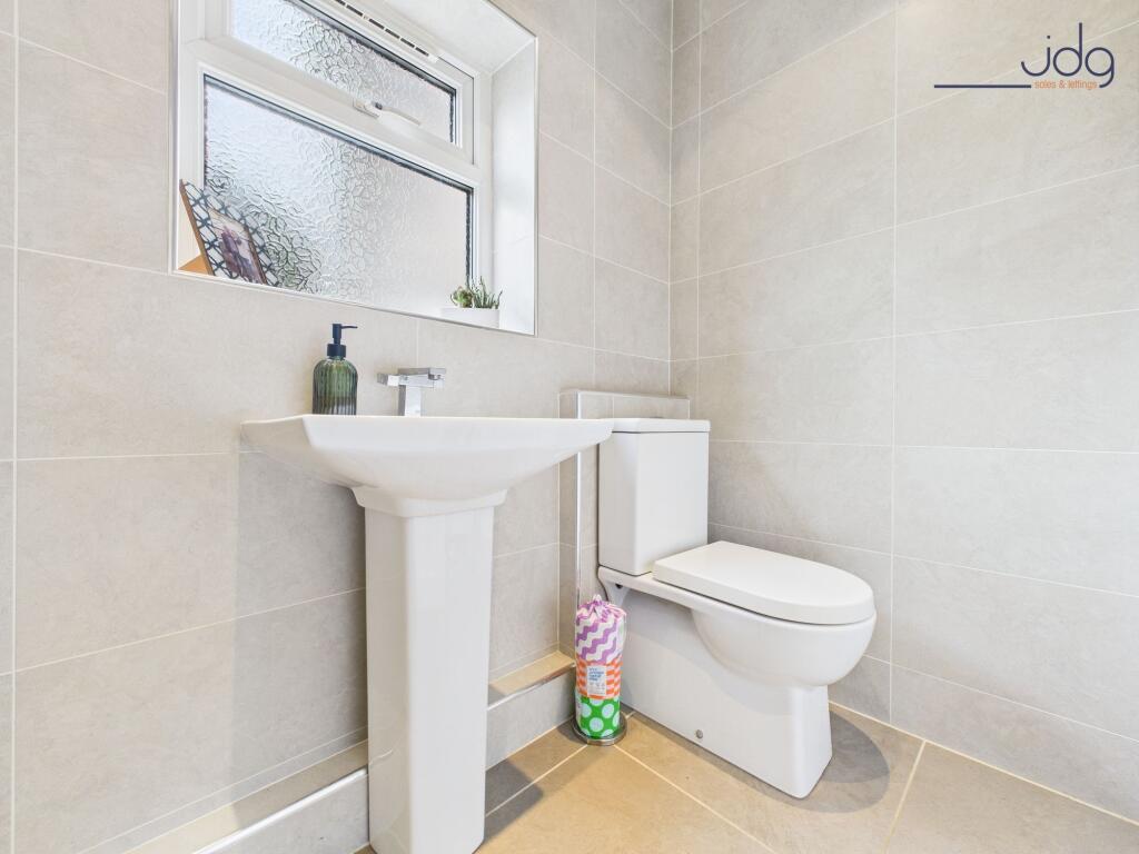 Ground Floor Bathroom with separate walk in shower