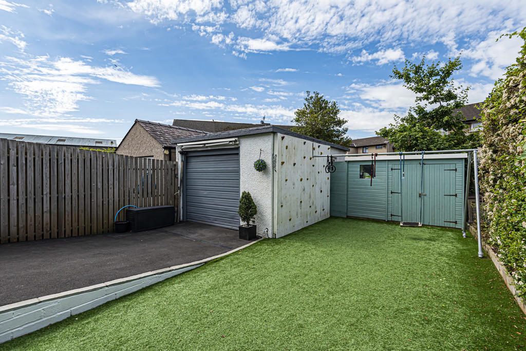 Garage and garden...