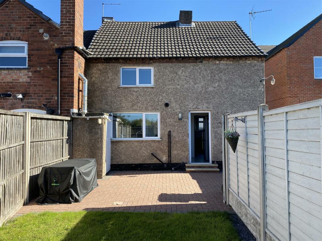 Rear elevation of property