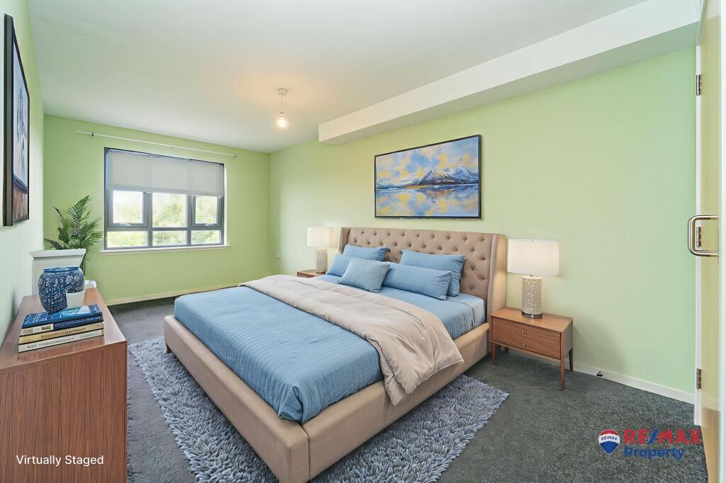 Virtually Staged Bedroom