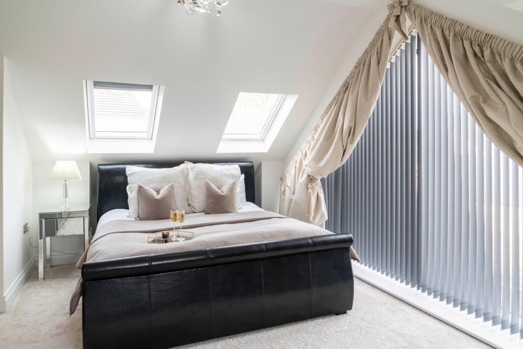 Dramatic Principal Bedroom