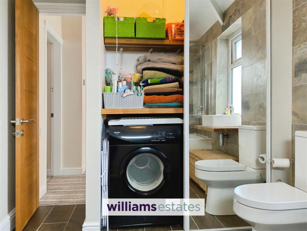 built in utility cupboard