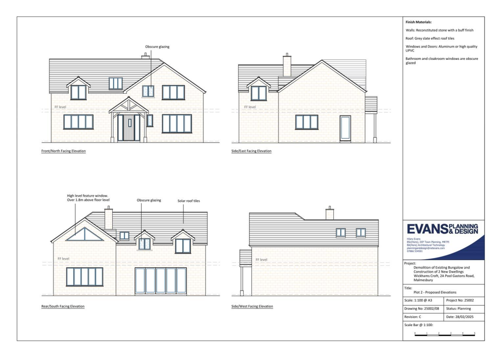 Proposed Elevations Plot 2