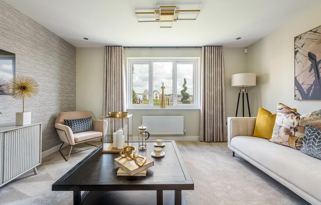 Bright and airy living room