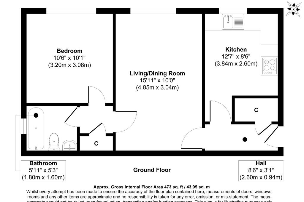 Flat 8, Swan House, Hillmead, Shepton Mallet BA4 5EZ