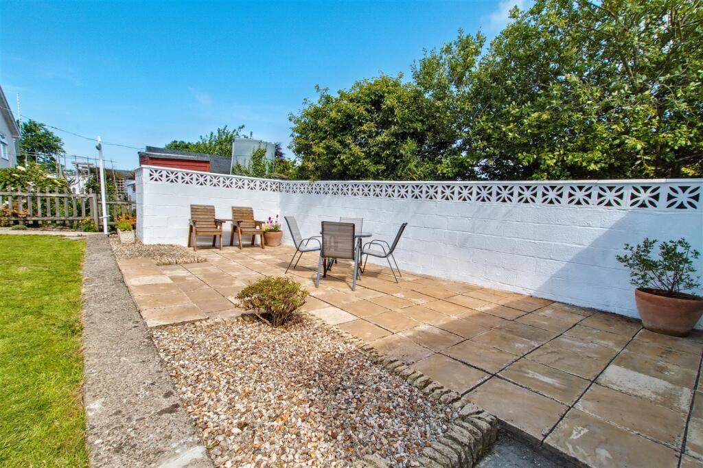 Rear garden and patio
