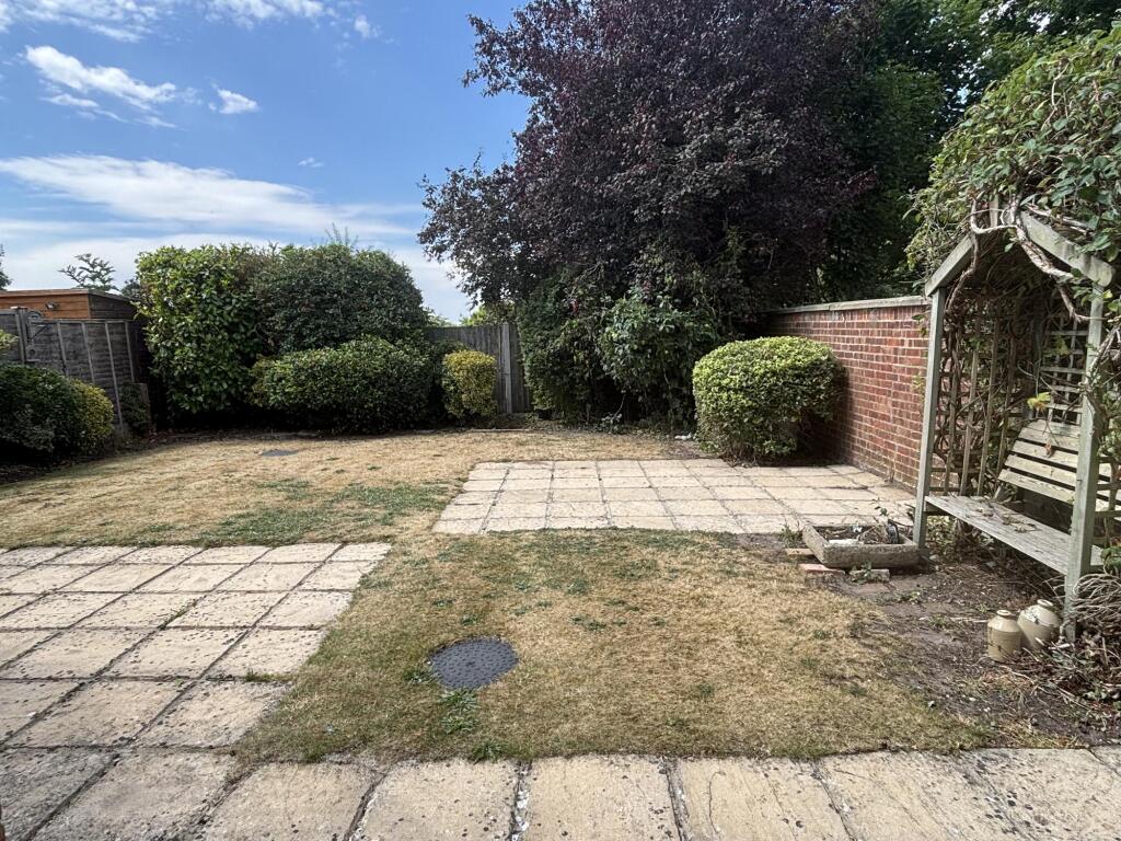 Rear garden