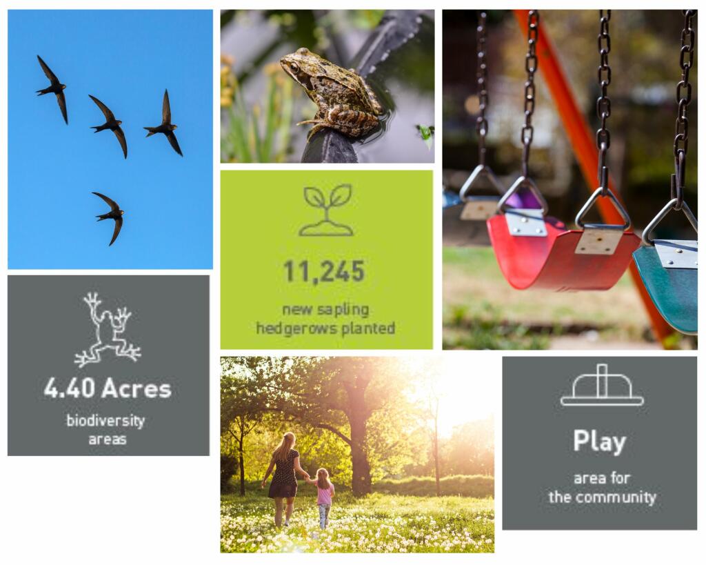 Fradley Manor development in Lichfield sustainability features