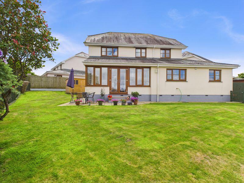 rear elevation and garden