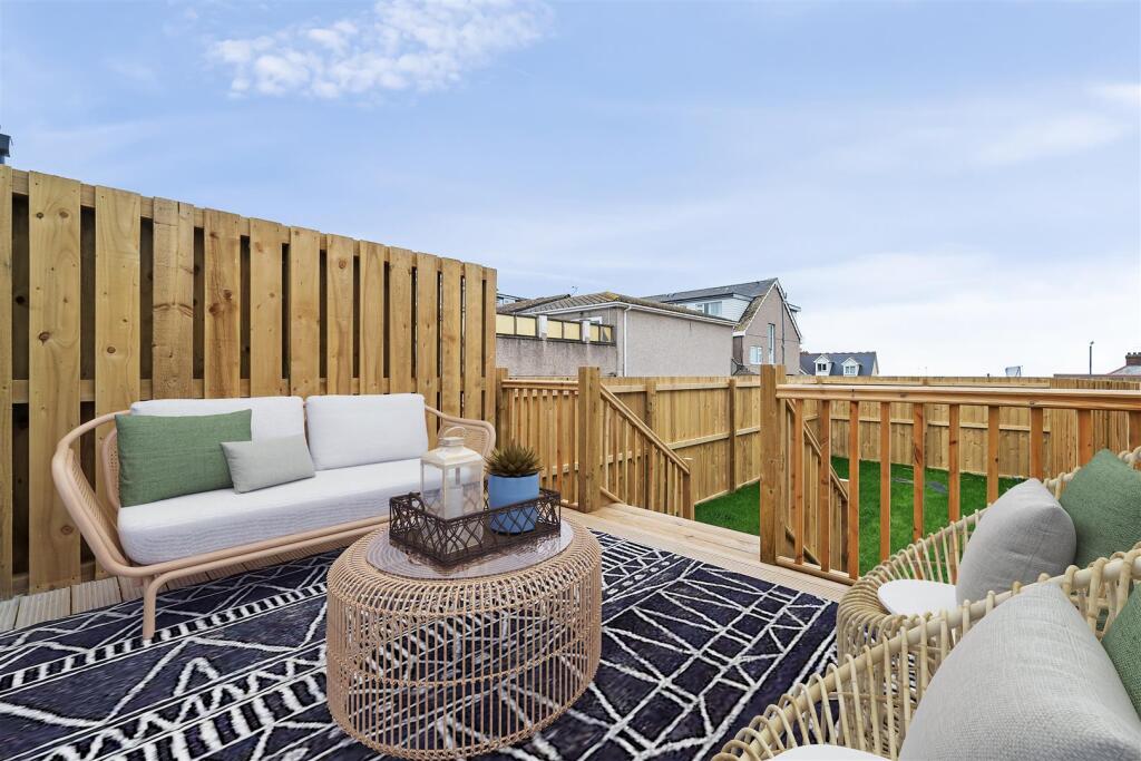 Enclosed Rear Garden with Decking