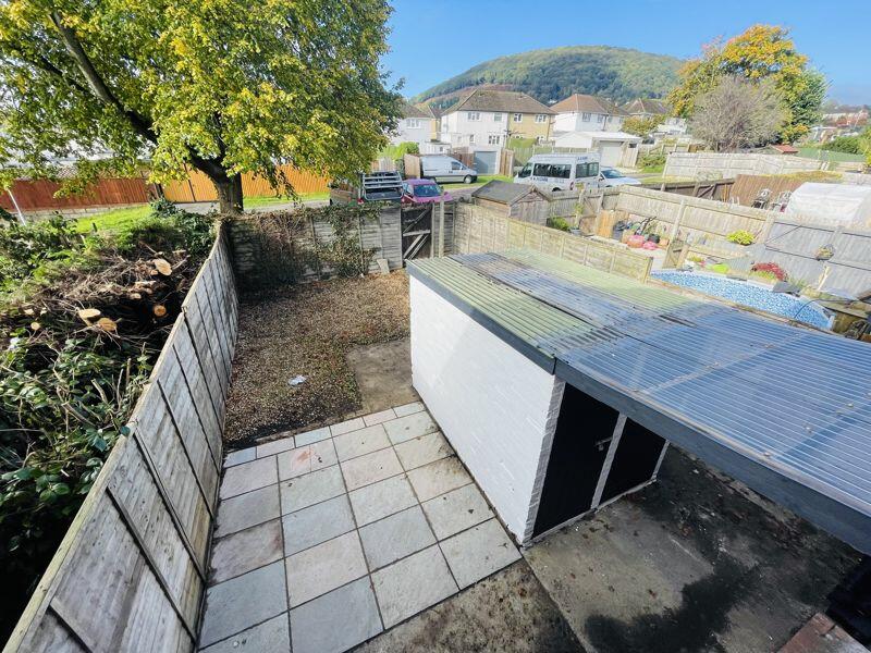 Garden from rear bedroom