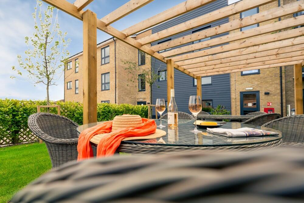 A typical shared garden