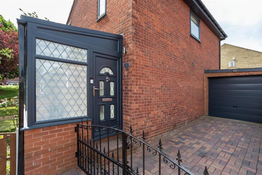 Rear entrance, drive