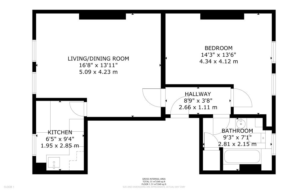 Flat B, 5 Wyndham Crescent, Upper Holloway, London, N19 5QJ