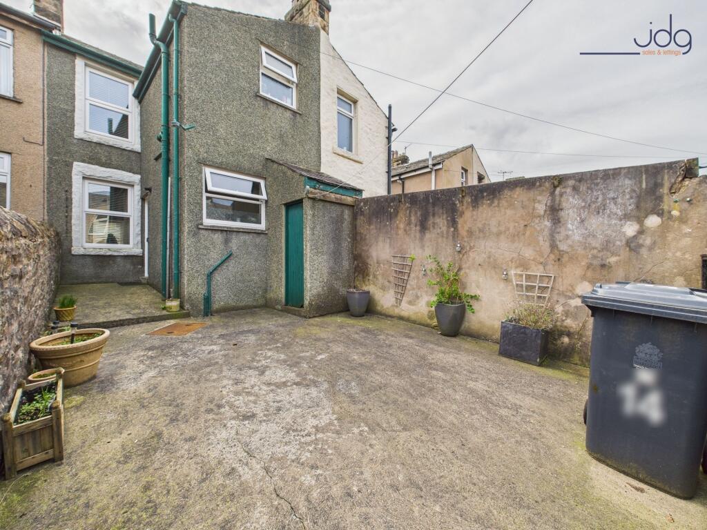 rear of the property