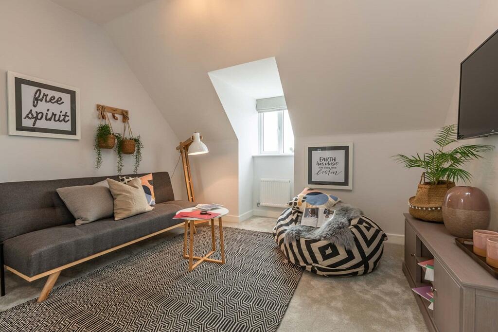 Extra living space or den for the kids on the top floor