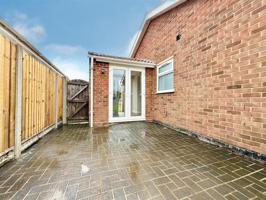 rear access from entrance hall