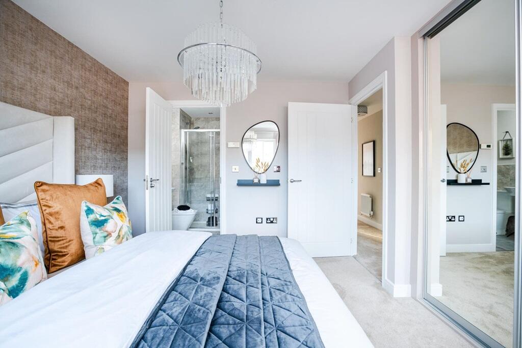 Main bed boasts of ample storage space