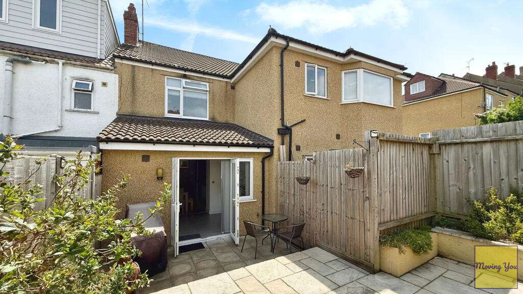 Rear of property
