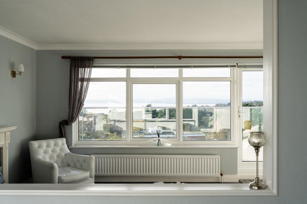 View from dining roo