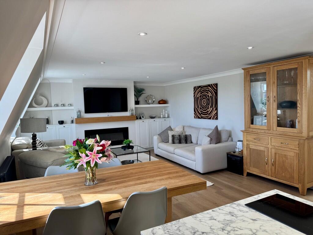 open plan lounge ...