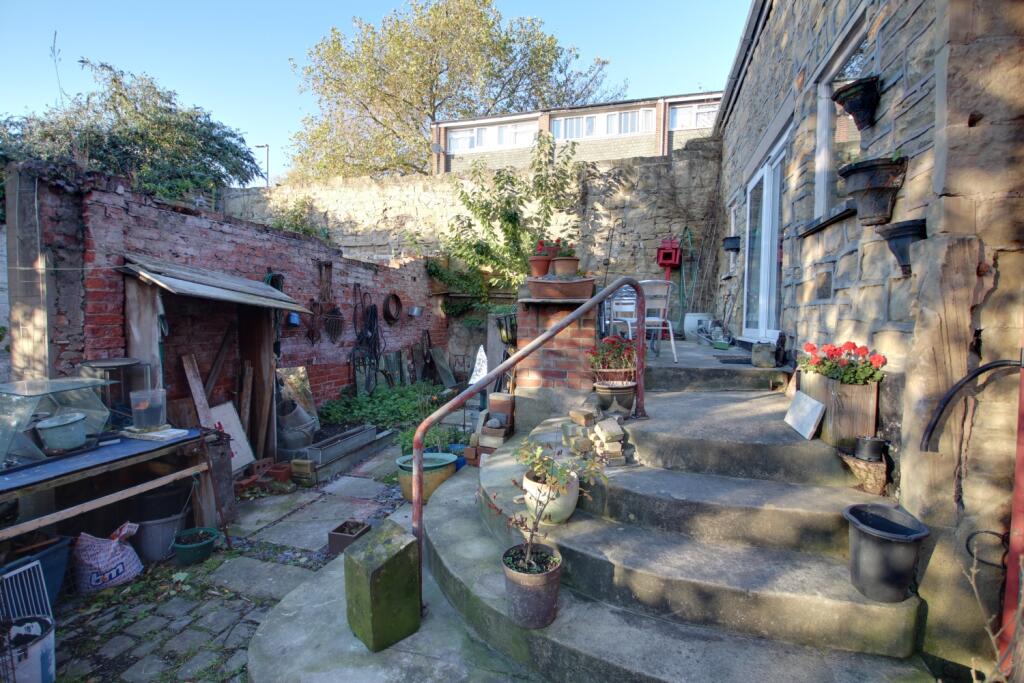 Private back garden area