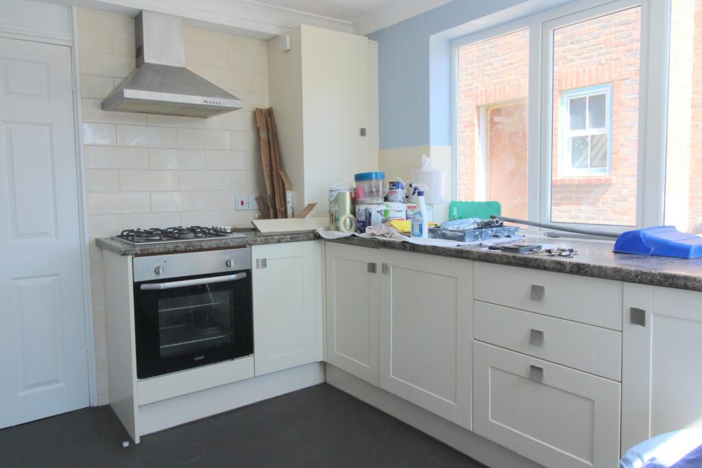 Fitted kitchen with 