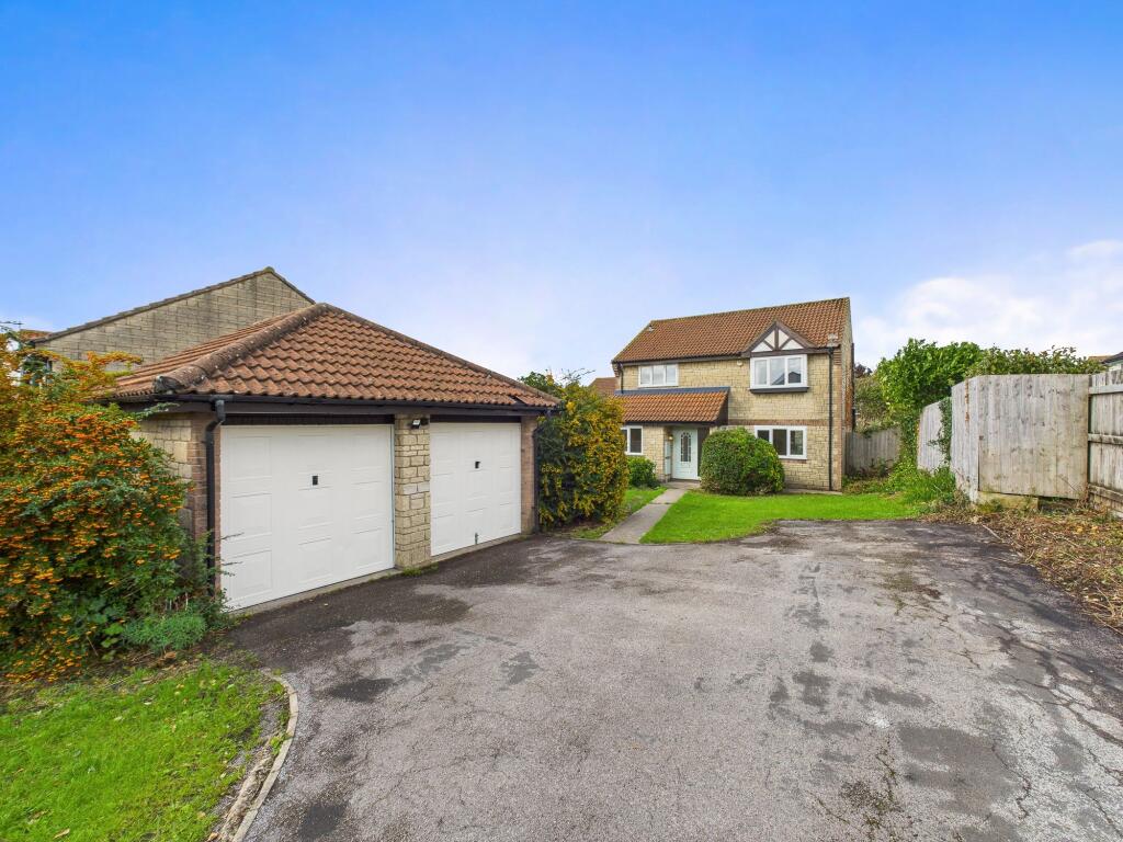 Double Garage, Drive and House Front