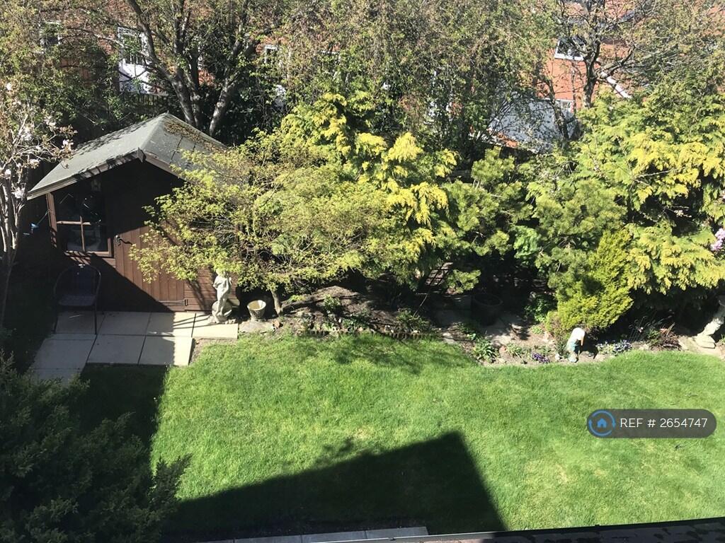 View Of Back Garden From Upstairs