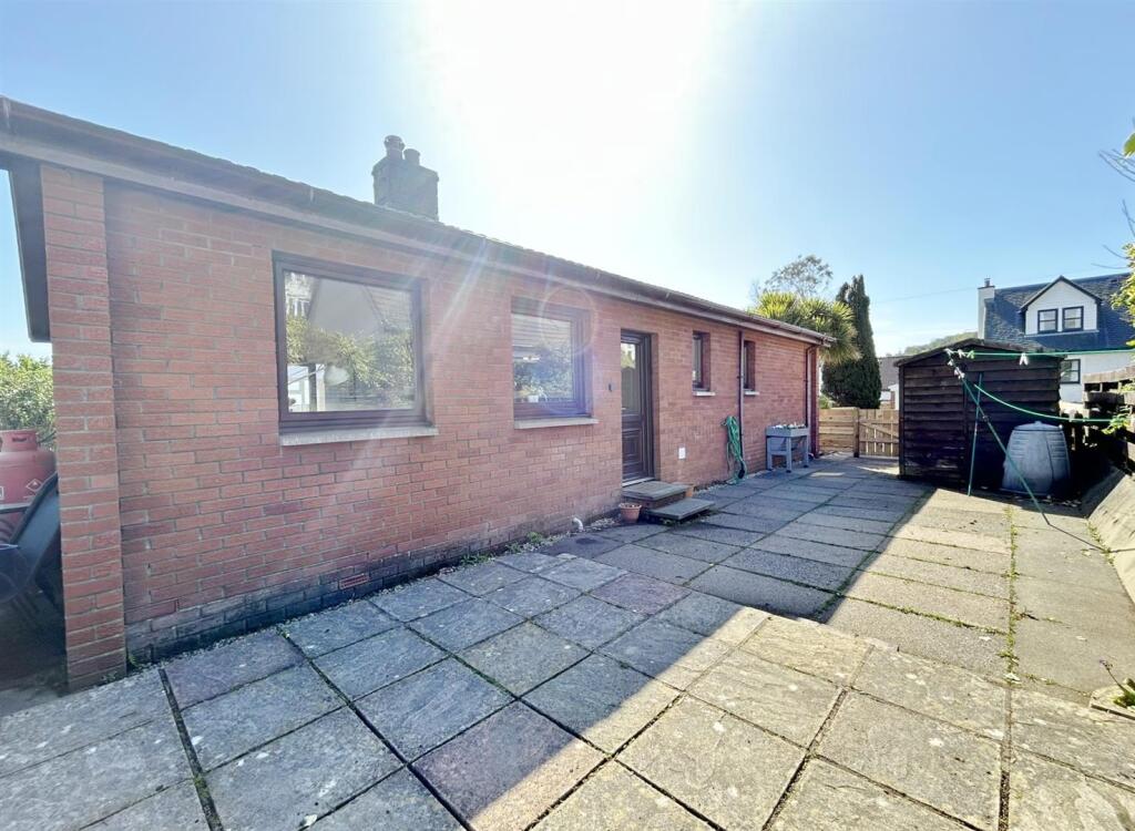 Rear patio
