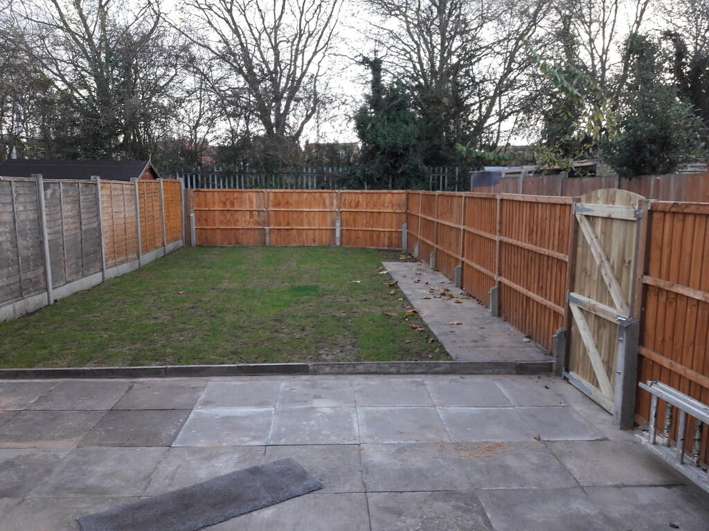 Rear Gated garden
