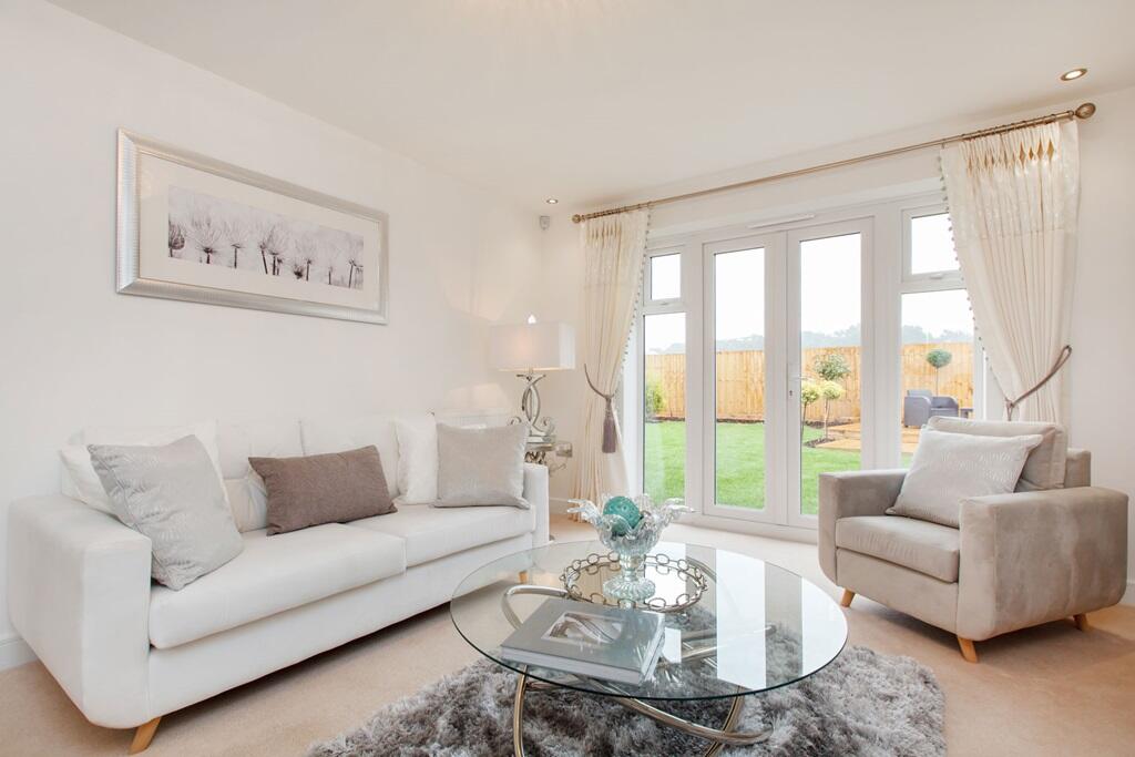 Garden access through a second set of French doors