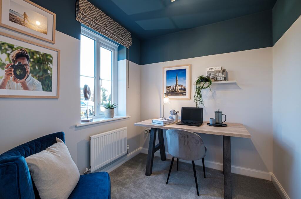 Interior view of the study in our 4 bed Radleigh home