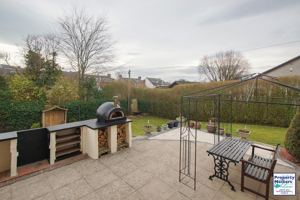 BBQ area.