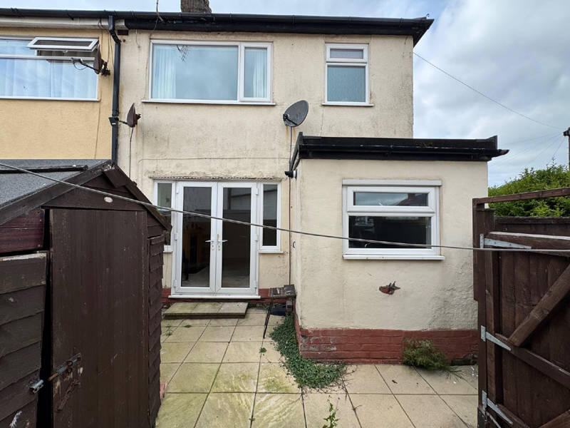 Rear of Property