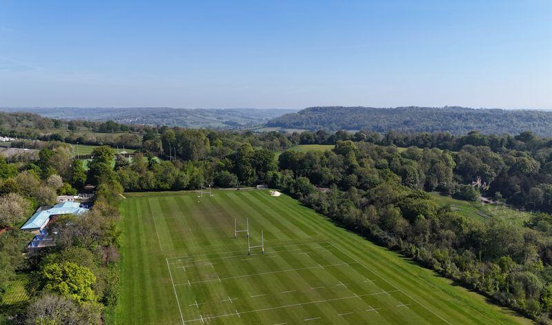Aerial view to the north