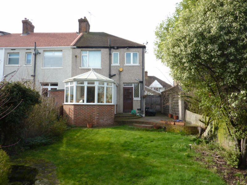Garden view to house