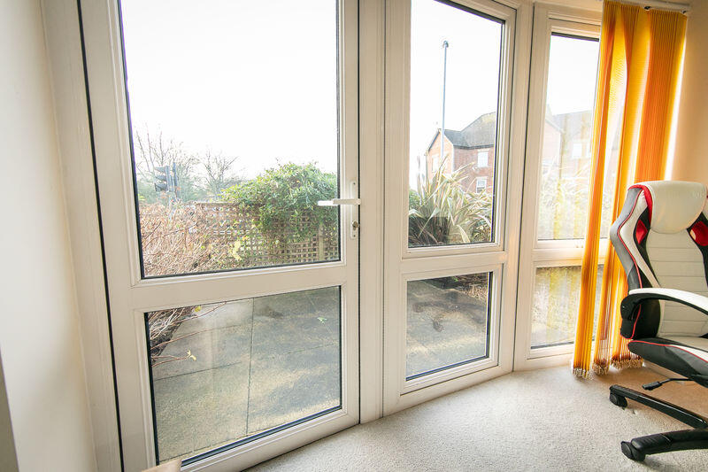 Door to private patio